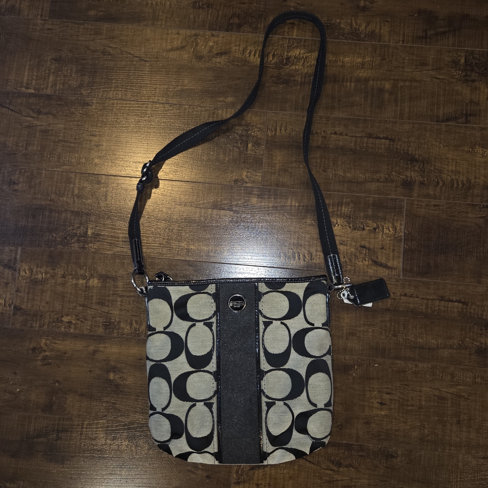 COACH F21905 SIGNATURE STRIPE DUFFLE SIGNATURE Bag